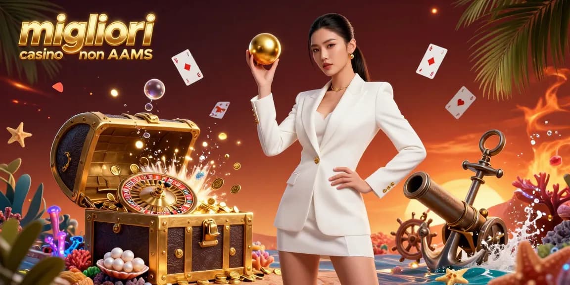 Gioca nei migliori casino non AAMS per vedere azioni di roulette sbalorditive con elementi d'oro vivaci.