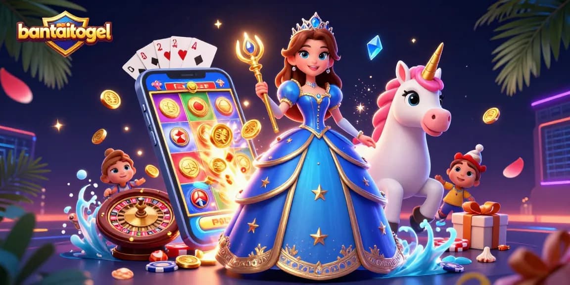 Experience exciting wins with bantaitogel's vibrant casino games, featuring slots and unicorn magic.