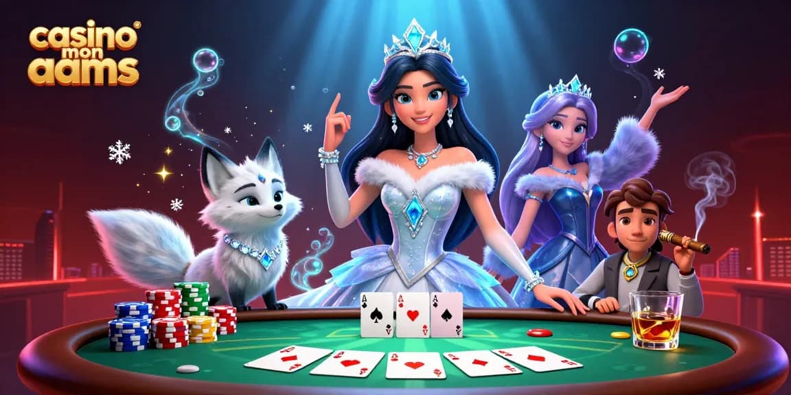 Vivi emozionanti giochi al casino non AAMS mentre sei circondato da ricche immagini di poker e personaggi dinamici.