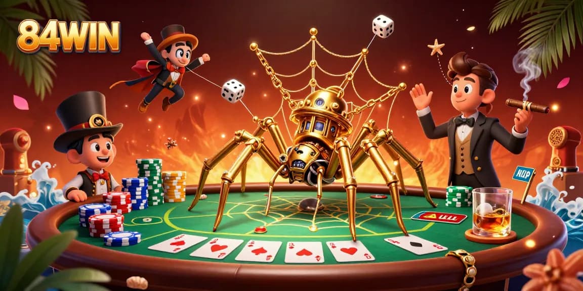 Experience thrilling gameplay at 84WIN with the ultimate steampunk casino scene.