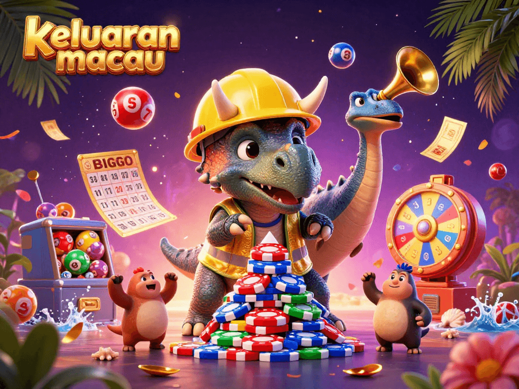 Keluaran macau highlights vibrant characters celebrating winning moments in a dynamic gambling scene.