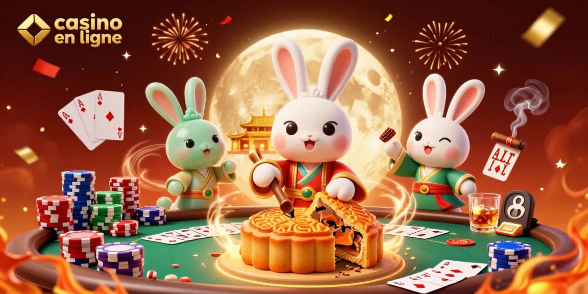 Jouez au casino en ligne avec des personnages colorés en action et des éléments de jeu captivants.
