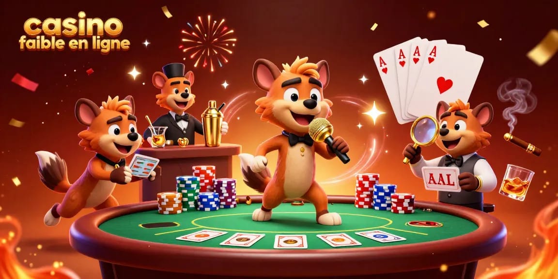 Découvrez un spectacle hilarant au casino fiable en ligne avec des hyènes animées en action.