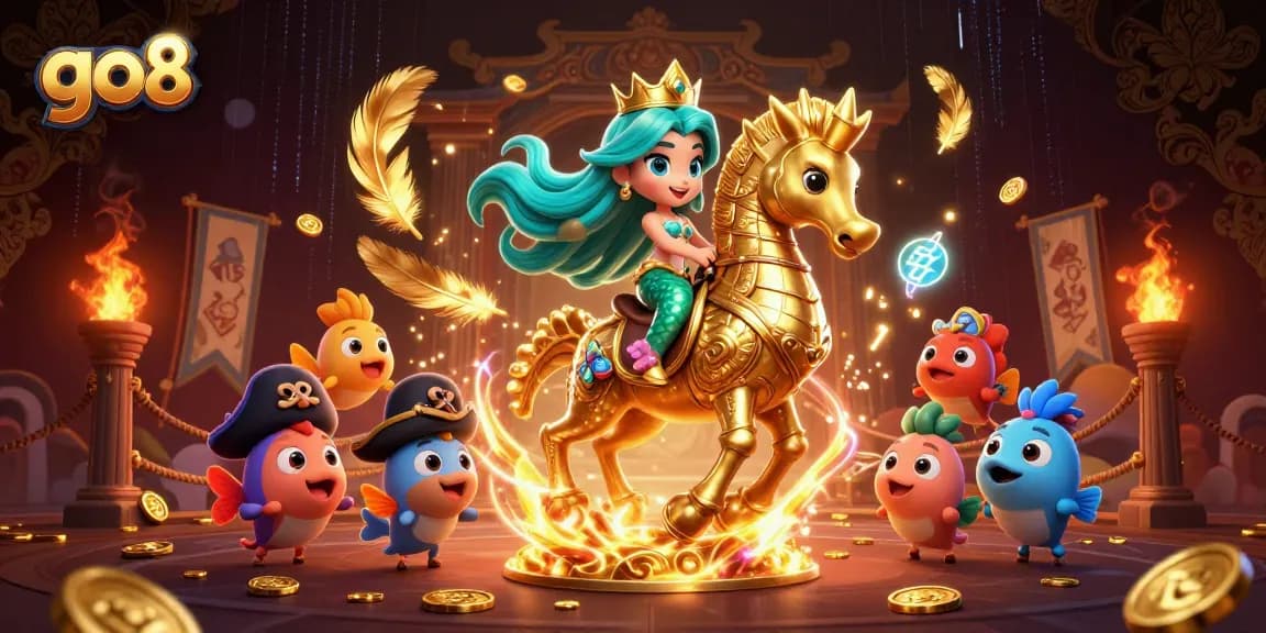 Win big at go8 with vibrant, dynamic gaming characters and elements in action.