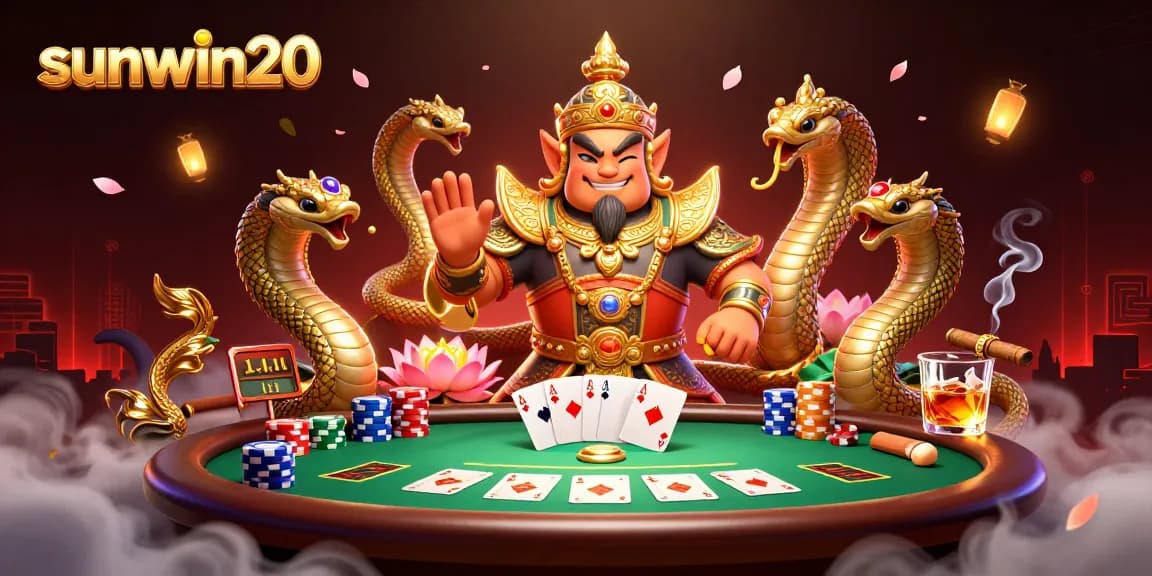 Engage with sunwin20's thrilling poker action featuring vibrant characters and dynamic gameplay.