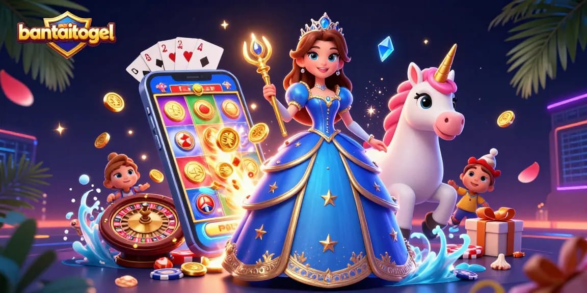 Experience exciting wins with bantaitogel's vibrant casino games, featuring slots and unicorn magic.