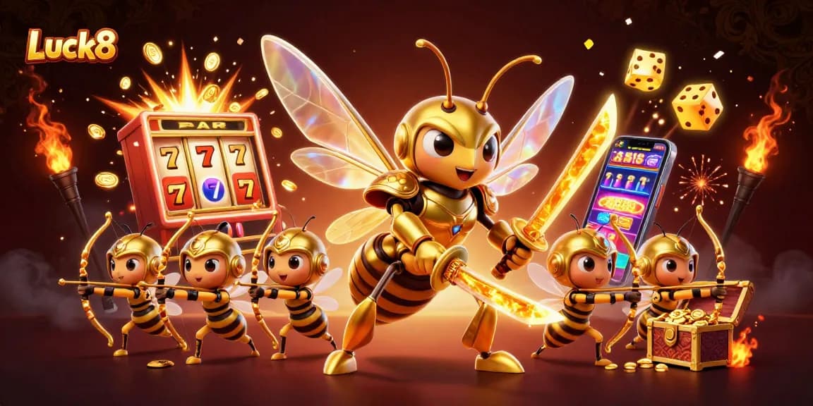 Experience the thrill of winning at Luck8 with vibrant, dynamic casino games and captivating characters.