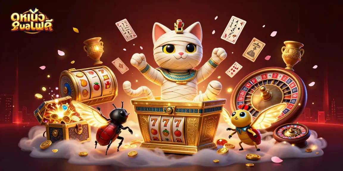 Experience ดูหนังออนไลน์ in a vibrant casino scene with dynamic characters and exciting gameplay elements.