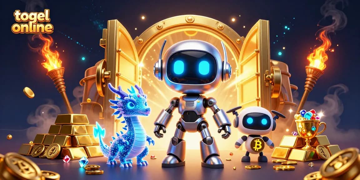 Experience thrilling togel online action with vibrant 3D casino characters and dynamic elements.