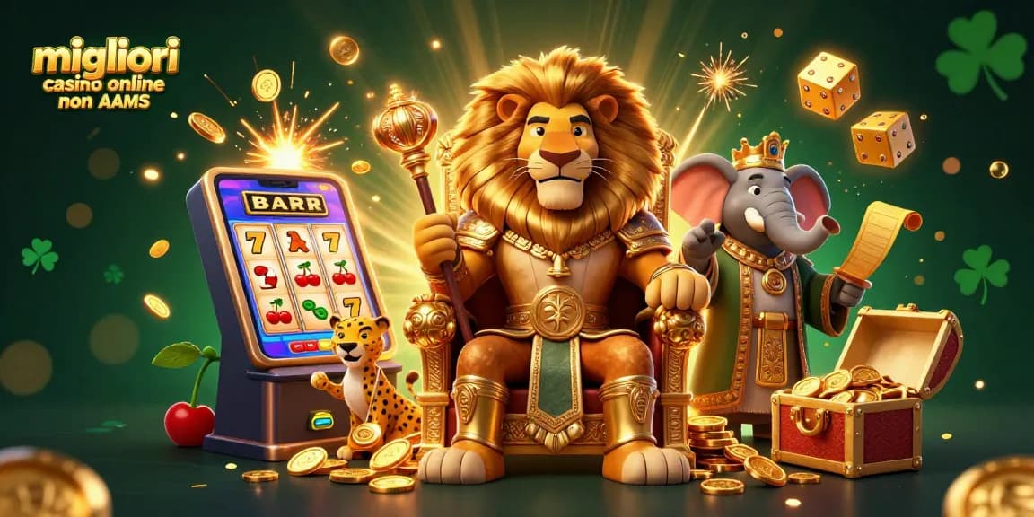 Giocando nei migliori casino online non AAMS, esplora un mondo di slot scintillanti e avventure emozionanti.