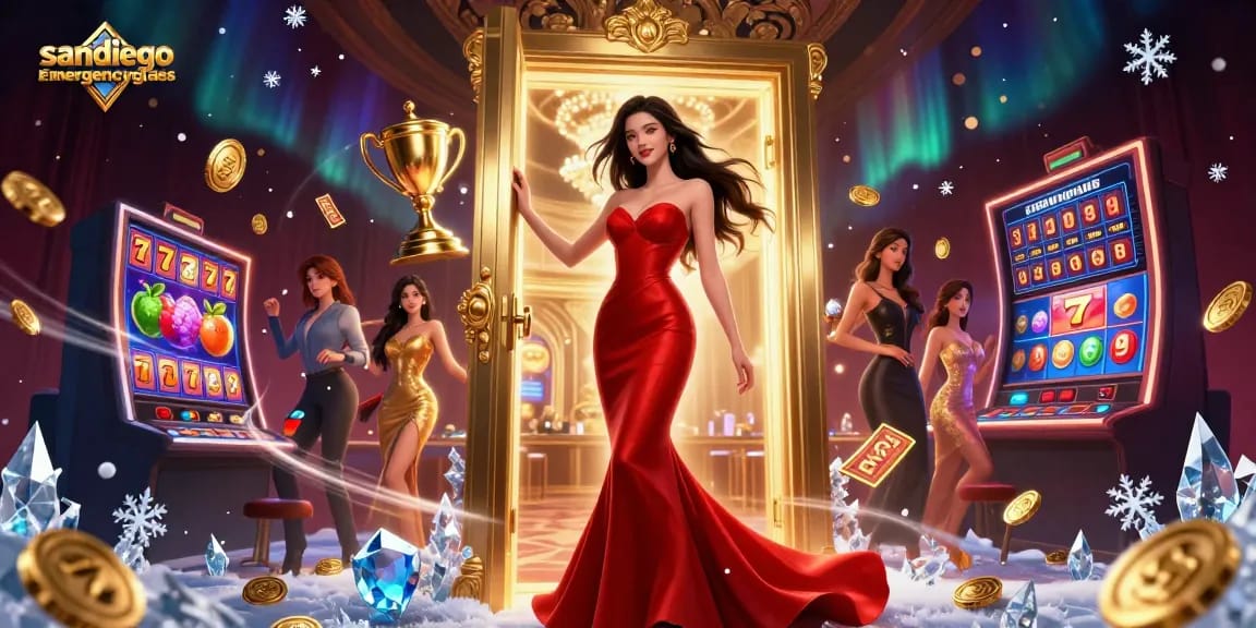 Experience thrilling jackpots at sandiegoemergencyglass with a vibrant casino scene filled with game elements.