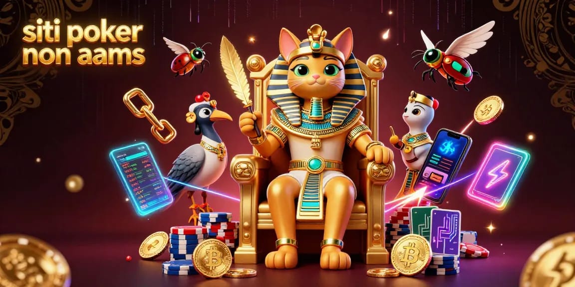 Gioca su siti poker non AAMS con un ambiente avvolgente di pharaoni e monete crypto strabilianti