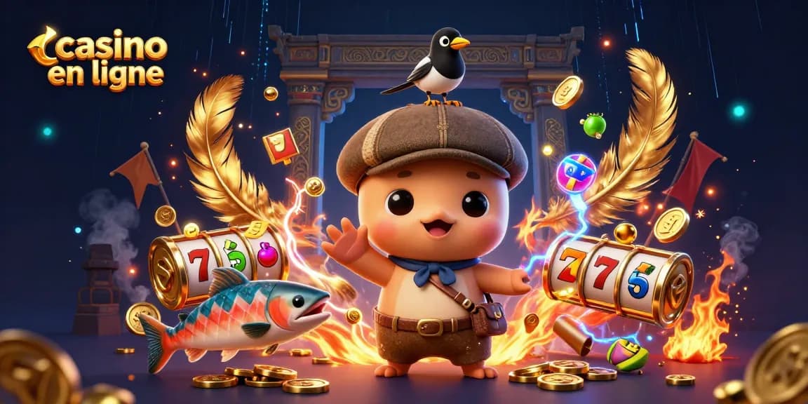 Jouez à des jeux passionnants chez casino en ligne avec bébé Nessie, une pie et un saumon tartan !