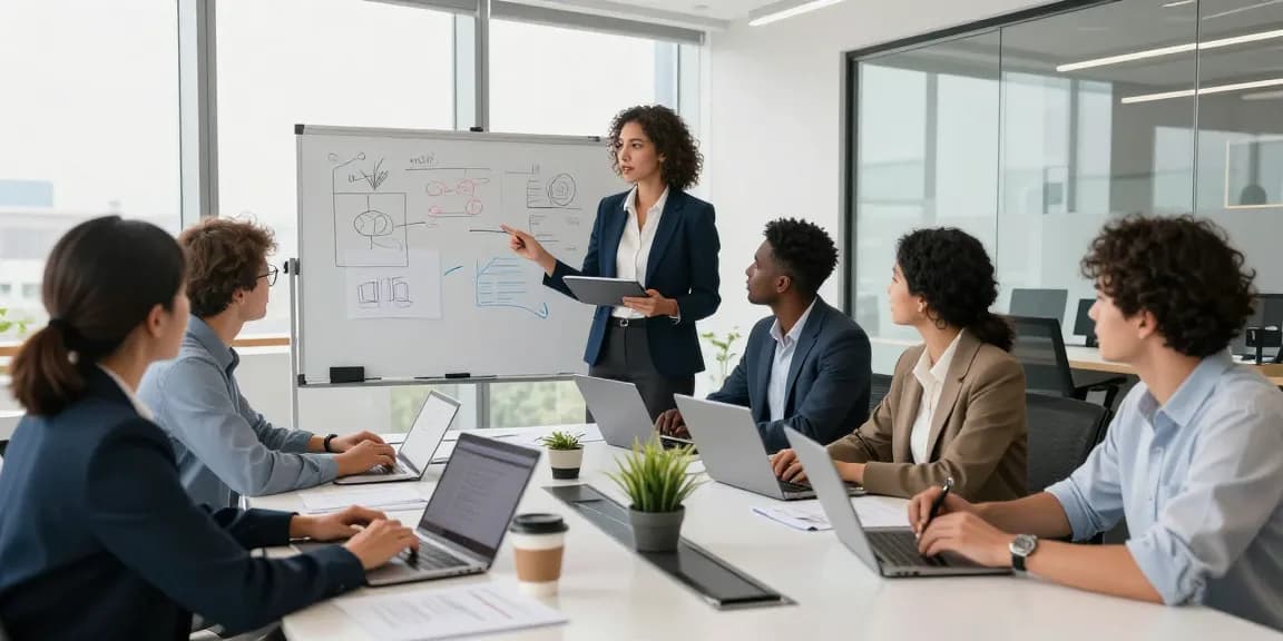 Team collaboration at https://raja328.com/ workspace with diverse professionals brainstorming innovative ideas.