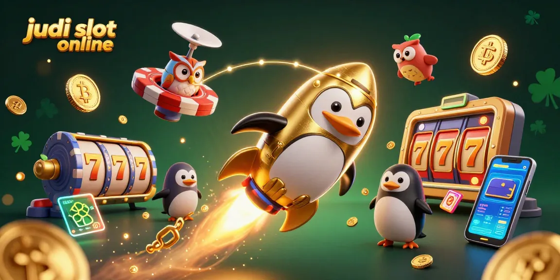 Menangkan Judi Slot Online dengan simbol buah dan jackpot pada ilustrasi kasino menarik ini.