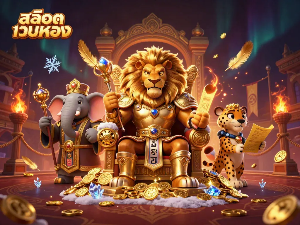 สล็อตเว็บตรง สนุกไปกับสล็อตและเกมคาสิโนโดยมีเจ้าชายสิงโตในราชอาณาจักรทองคำ