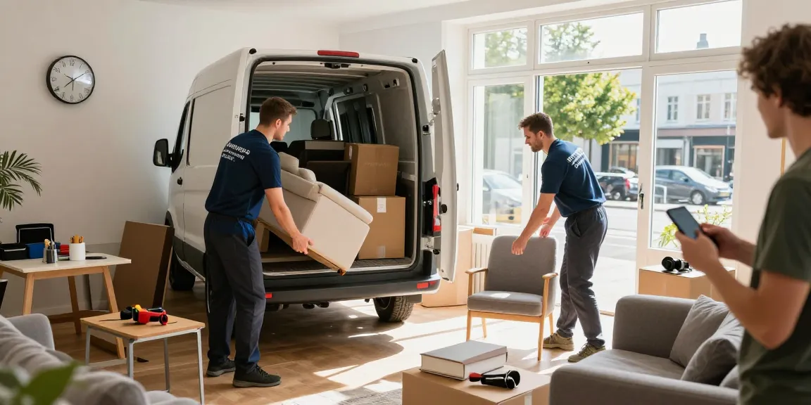 Efficient Wohnungsentrümpelung Berlin team loading furniture for quick removal.