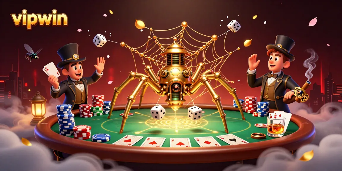 Play at vipwin and enjoy thrilling 3D casino adventures with steampunk elements and poker excitement.