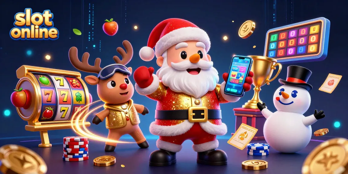Mainkan slot online dengan Santa Claus, rusa, dan salju di kasino yang gemerlap.