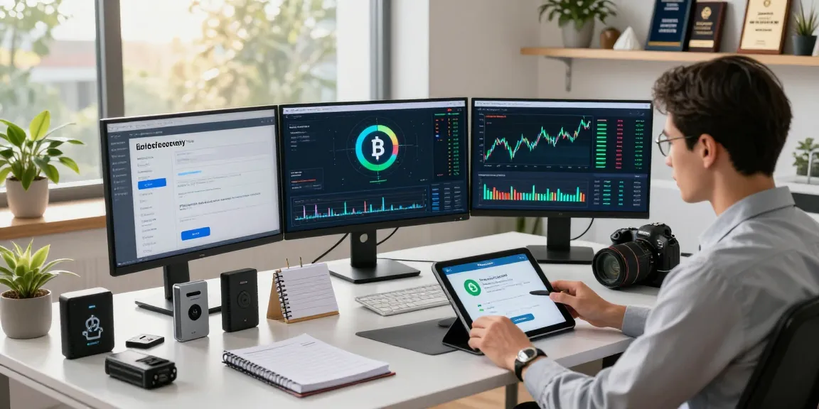 Recover lost crypto with blockchain analytics and recovery tools in a modern office