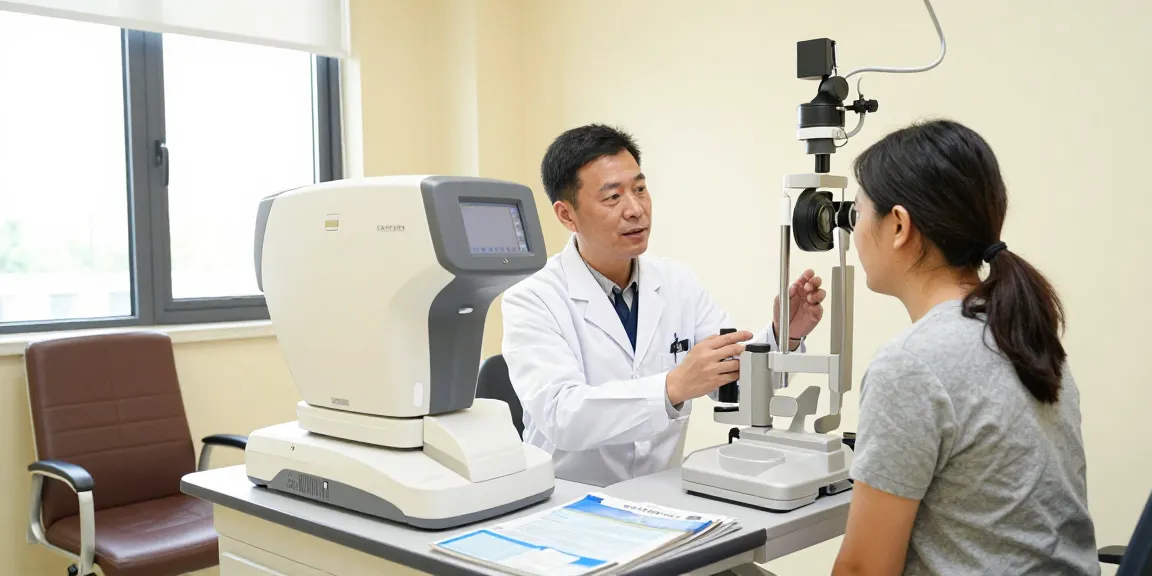 Consultation at SNU Eye Clinic showcasing expert eye care services and patient interaction in a modern setting, snuseoulglobal.com/ru.