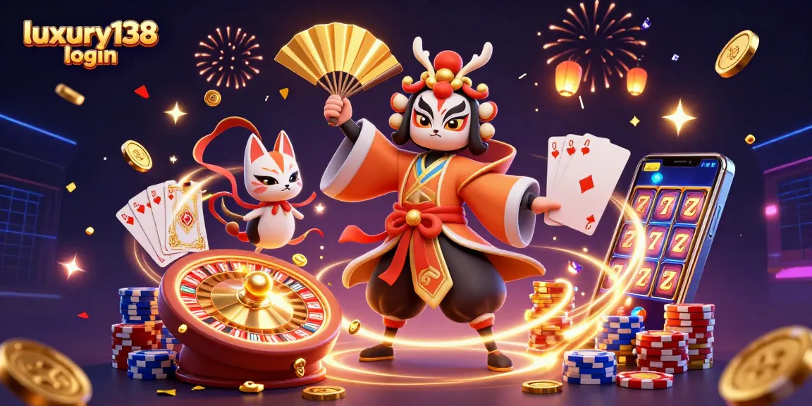 Engage with luxury138 login for thrilling gaming experiences featuring vibrant 3D casino elements.