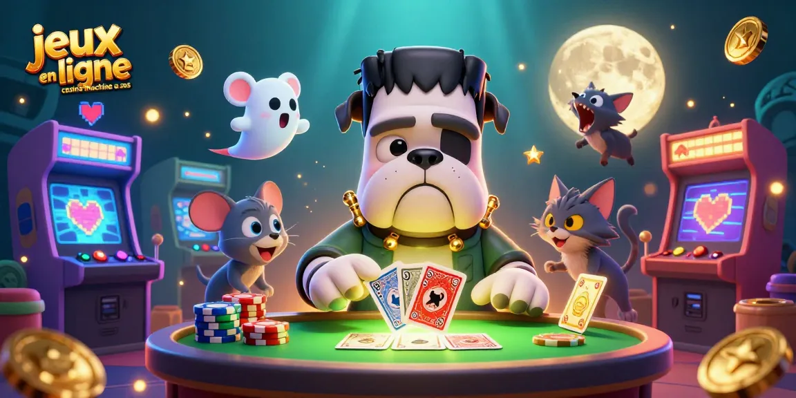 Jouez à des jeux en ligne casino machine à sous avec une scène dynamique de personnages attrayants.