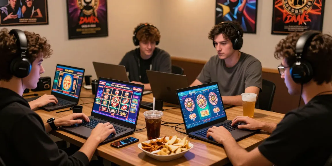 Pengguna rajareceh bermain game judi online dengan semangat di ruang santai modern.