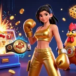 Engage with slot gacor maxwin experiencing jackpot excitement featuring vibrant casino symbols and 3D characters.