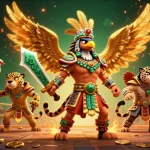 Jouez au casino sans vérification avec des guerriers Aztèques et des éléments de jeu captivants.