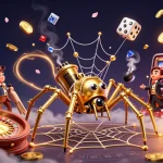 Engage with the betting exchange while enjoying a steampunk-themed scene featuring dynamic gambling elements.