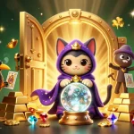 Experience winning opportunities at Luckywin with magical casino characters in a vibrant 3D scene.