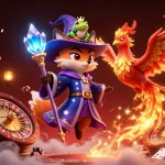 Jouez au blackjack en ligne en France avec une scène dynamique de personnages colorés et d'éléments de casino