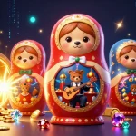 Jouez à des jeux captivants au casino en ligne avec une scène riche de personnages et de trésors.