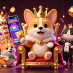 LC88 showcases a vibrant 3D corgi-themed casino scene with exciting game elements.