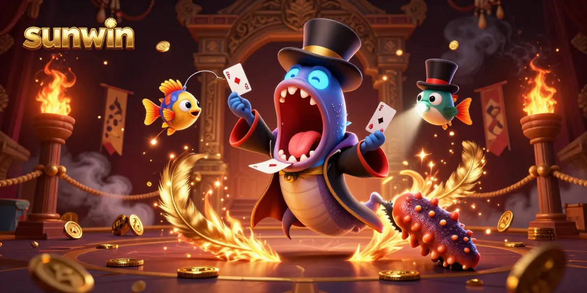 Engage with sunwin’s vibrant gaming experience featuring a magical underwater casino scene.