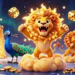 Play thrilling games at vipwin with a vibrant ambiance and golden treasures radiating luck.