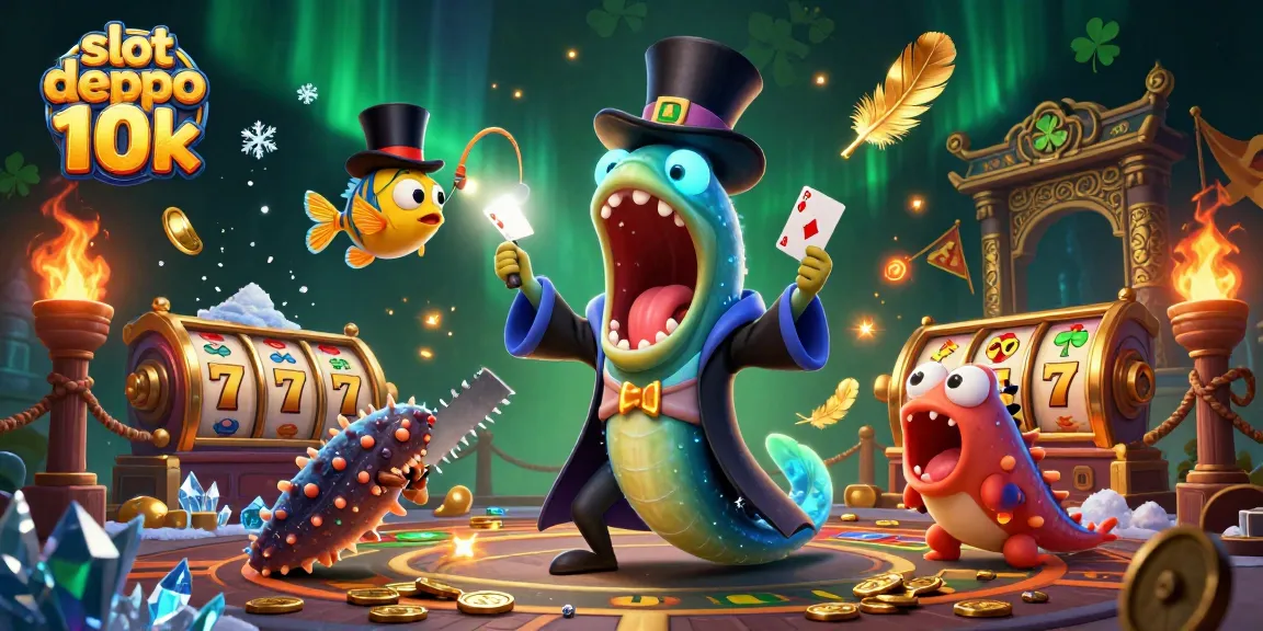 Menangkan permainan slot depo 10k dengan ilustrasi karakter lucu di arena pertarungan