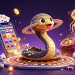 Experience excitement at TR88 with a unique cosmic casino scene, featuring a Saturn snake and astronaut mice betting.