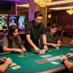Exciting Andar Bahar live casino game with players and vibrant cards action