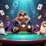 Experience sbobet login with exciting underwater poker featuring a walrus, penguin dealer, and pufferfish player.