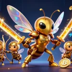 Engage in thrilling gameplay with c168 as the golden hornet leads bets on vibrant crypto-themed casino.