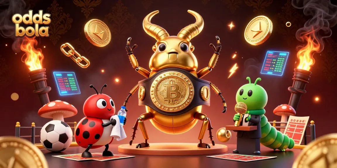 Bet on odds bola with an exciting illustration featuring sports elements and vibrant characters.